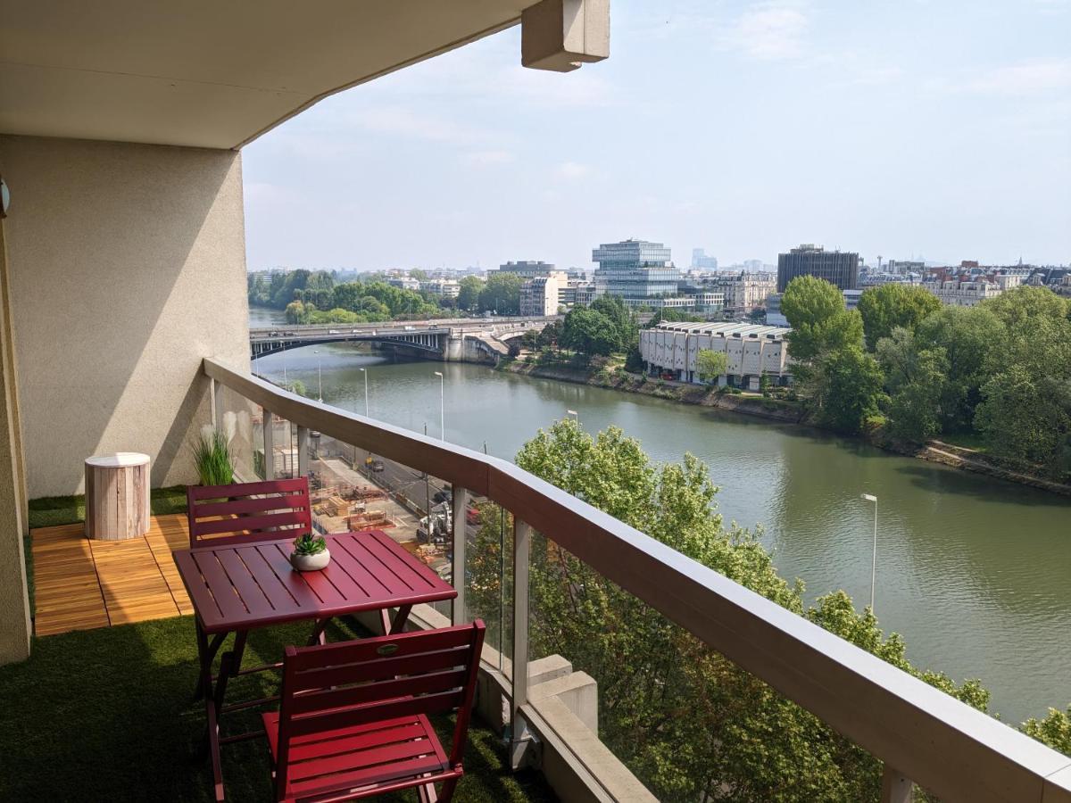Puteaux- La Defense Arena Appartement Vue Tour Eiffel ภายนอก รูปภาพ